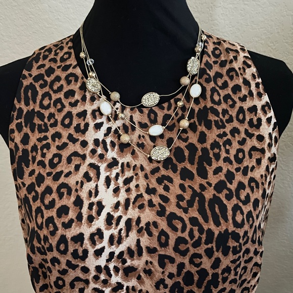 Cheetah print sleeveless dress - Picture 4 of 4